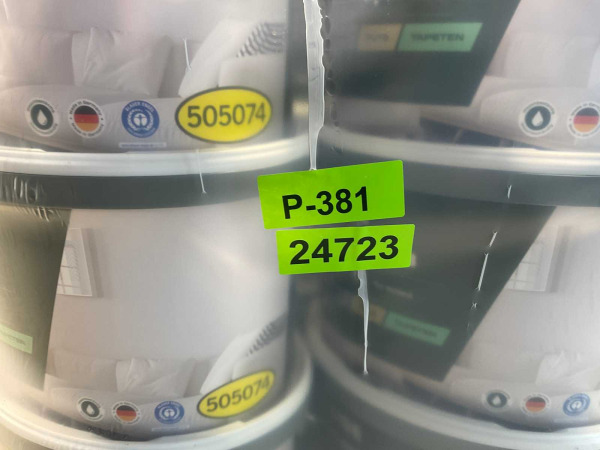 40x Matte muur-en plafondverf - 11 liter - wit – foto 5 – kavel bij XL Auctions