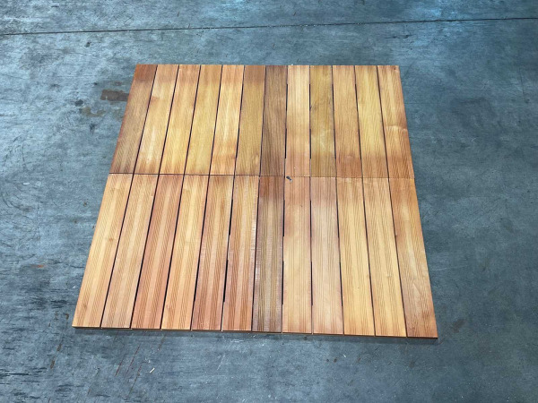 80x Almendrillo hardhouten terrastegel 50x50cm – foto 7 – kavel bij XL Auctions