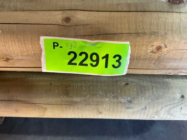 50x Paal rond gefreesd 1 zijde gekroond ø10x300cm – foto 2 – kavel bij XL Auctions