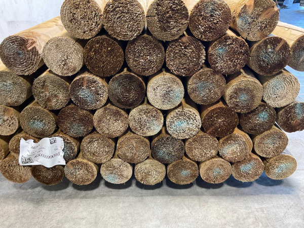 50x Paal rond gefreesd 1 zijde gekroond ø10x300cm – foto 3 – kavel bij XL Auctions