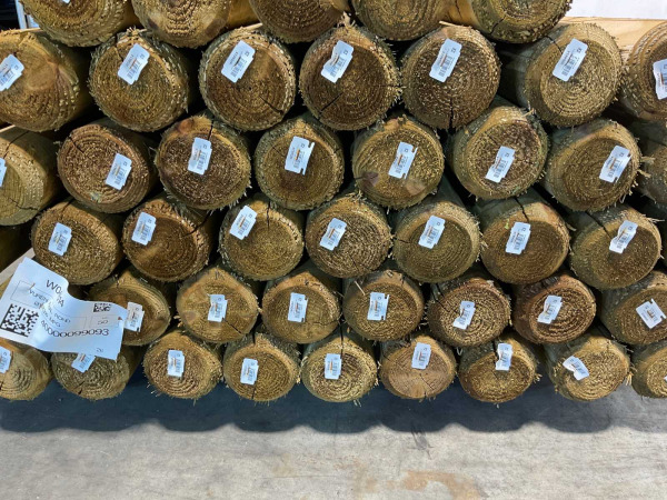 50x Paal rond gefreesd 1 zijde gekroond ø10x300cm – foto 4 – kavel bij XL Auctions
