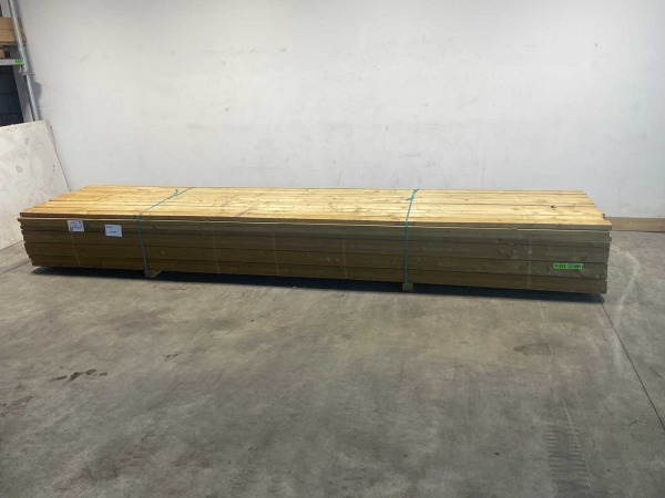 59x Vuren bovenregel geschaafd 450x10x3,8cm – kavel bij XL Auctions