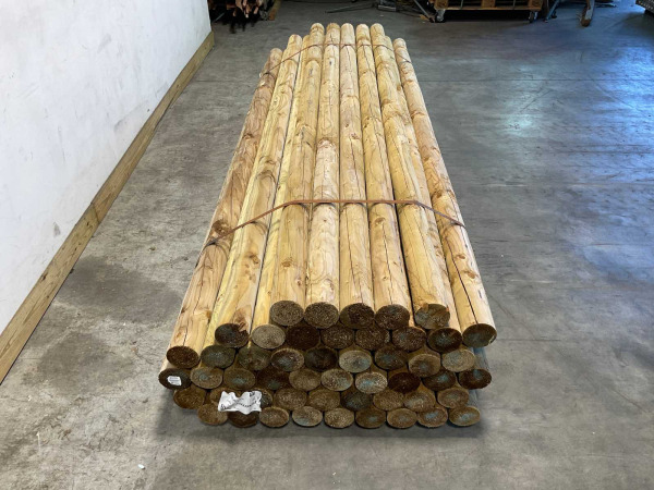 50x Paal rond gefreesd 1 zijde gekroond ø10x300cm – foto 5 – kavel bij XL Auctions