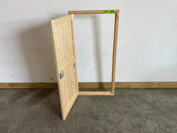 10x Vuren dichte deur met kozijn 76x154 cm – foto 4 – kavel bij XL Auctions