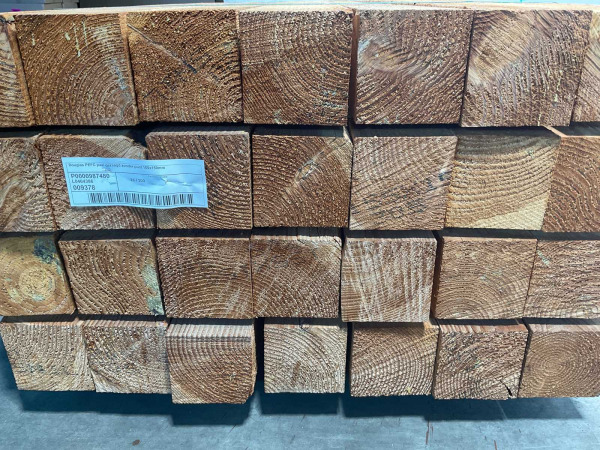 10x Douglas paal gezaagd 300x15x15cm – foto 2 – kavel bij XL Auctions