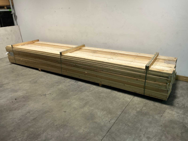 30x Vuren balk geschaafd 540x12x3,8cm – kavel bij XL Auctions