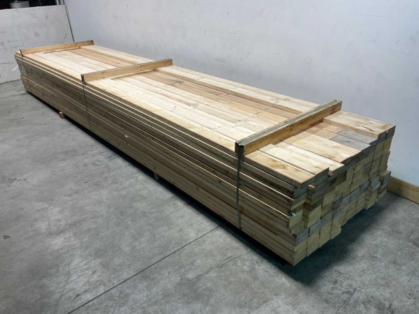 30x Vuren balk geschaafd 540x12x3,8cm – foto 2 – kavel bij XL Auctions