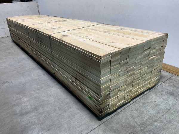 50x Vuren plank ruw 480x12,5x2,2cm – foto 5 – kavel bij XL Auctions