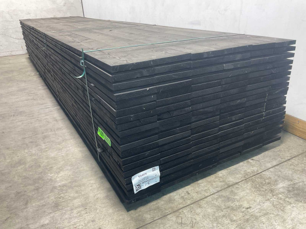 25x Vuren plank geschaafd zwart geïmpregneerd 500x19,5x2,5cm – foto 6 – kavel bij XL Auctions