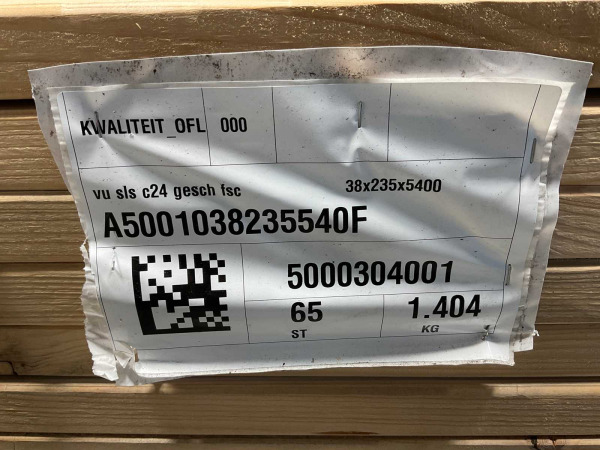 10x Vuren plank geschaafd - 540x23,5x3,8cm – foto 2 – kavel bij XL Auctions