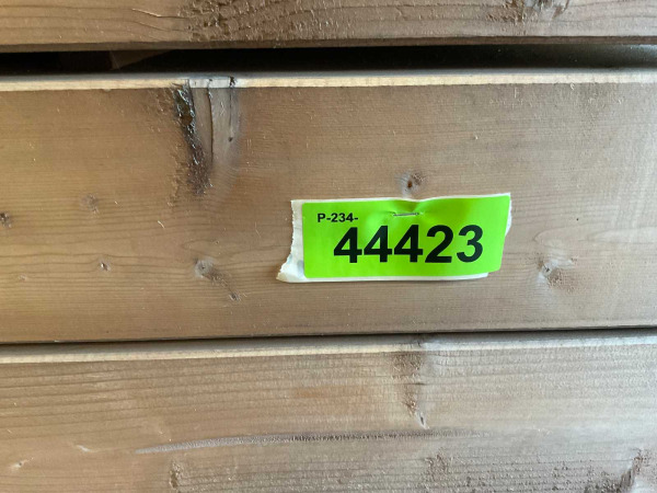 4x Redvision paal geschaafd verlijmd 500x12x12 cm – foto 2 – kavel bij XL Auctions