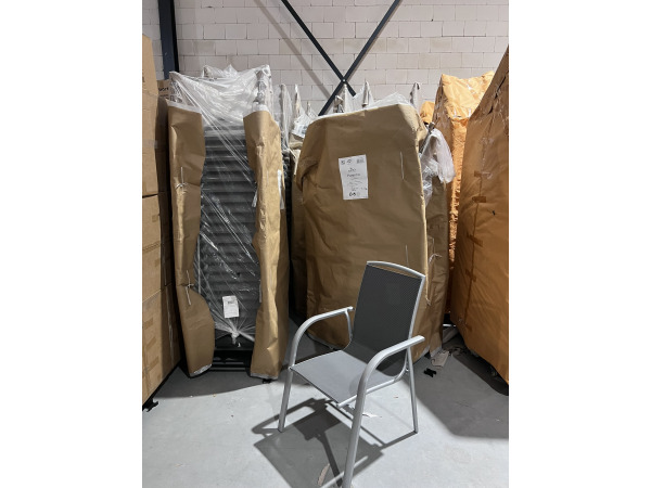 15x Palermo Stack Chair - Silver – foto 2 – kavel bij XL Auctions