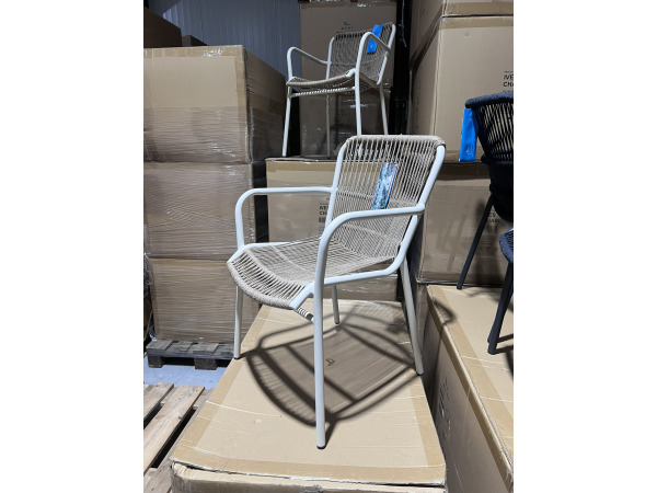 2x Fellow Outdoor Garden Chair Sand – foto 5 – kavel bij XL Auctions