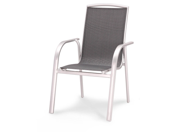 15x Palermo Stack Chair - Silver