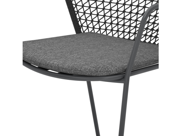 4x Burano Chair Anthracite – foto 3 – kavel bij XL Auctions