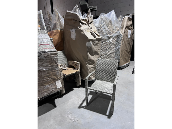 12x Samoa - Stack chair - Mocca – foto 2 – kavel bij XL Auctions
