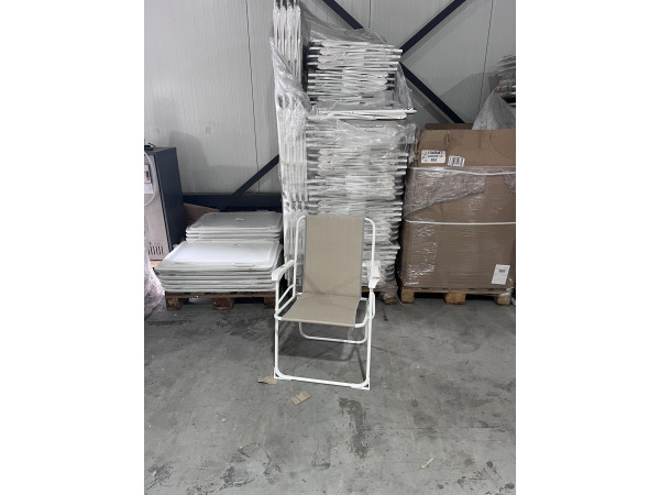 10x Chiemsee folding chair High Backrest Beige – foto 2 – kavel bij XL Auctions