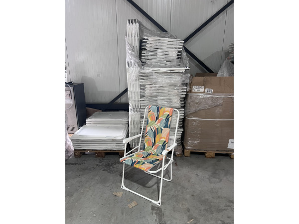 10x Chiemsee folding chair High Backrest Tropical – foto 2 – kavel bij XL Auctions