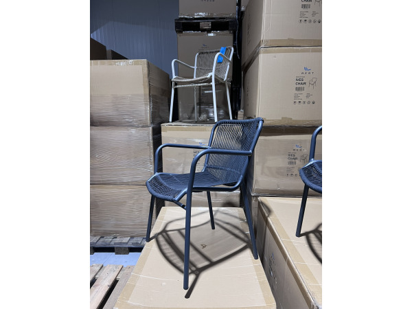 2x Fellow Outdoor Garden Chair Anthracite – foto 5 – kavel bij XL Auctions