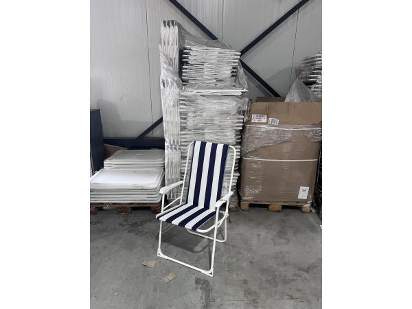 10x Chiemsee folding chair High Backrest Blue – foto 2 – kavel bij XL Auctions