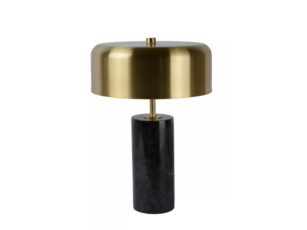 Lucide Mirasol zwart marmer met gouden kap – kavel bij XL Auctions