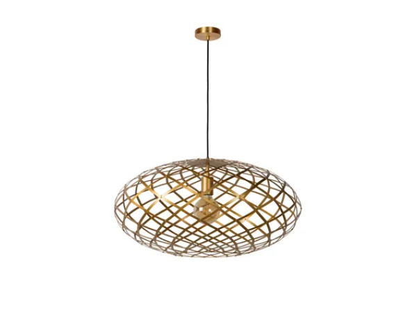 Lucide Wolfram Goud Messing Hanglamp – kavel bij XL Auctions