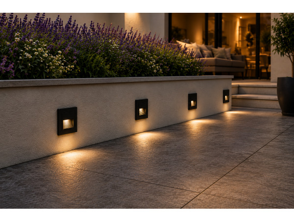 10x LED Trapverlichting 3W – Vierkant – Zwart – ICON-S – kavel bij XL Auctions