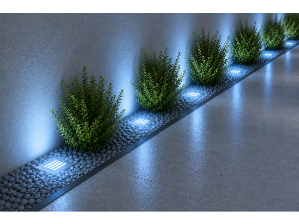 6x LED Trapverlichting 3W – Blauw – IP54 – AKIK – kavel bij XL Auctions