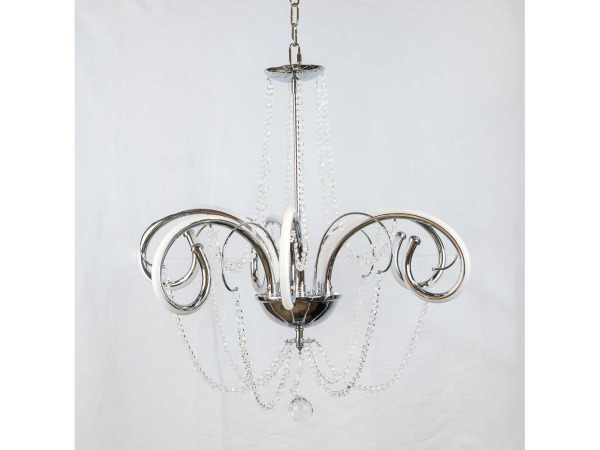 LED Kroonluchter – 48W – 3200K – Chroom – 6017/6 – foto 2 – kavel bij XL Auctions