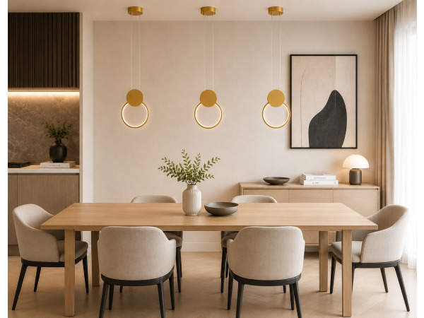 LED Hanglamp 11W – 4000K – Goud – IP20 – FOREVER – kavel bij XL Auctions