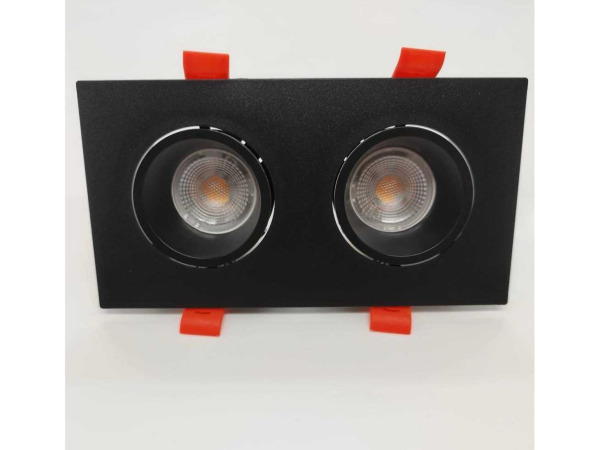 20x Downlight Houder – Kantelbaar – GU10 – Zwart – EP-2 – foto 2 – kavel bij XL Auctions