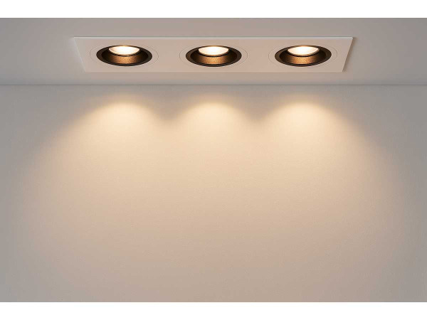 10x Downlight Houder – Kantelbaar – GU10 – Wit/Zwart – EP-3 – kavel bij XL Auctions