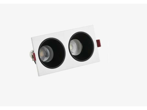 20x Downlight Houder – Kantelbaar – GU10 – Wit/Zwart – EP-2 – kavel bij XL Auctions