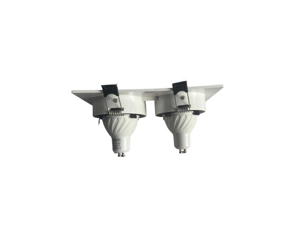 20x Downlight Houder – Kantelbaar – GU10 – Wit/Zwart – EP-2 – foto 2 – kavel bij XL Auctions