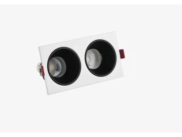 10x Downlight Houder – Kantelbaar – GU10 – Wit/Zwart – EP-2 – kavel bij XL Auctions