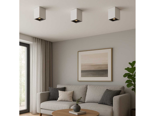 10x Downlight Houder – Vierkant – Wit/Bruin – kavel bij XL Auctions