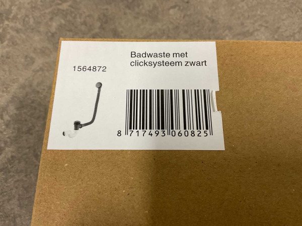 2x Royal Plaza verlengde badwaste 90cm Merlot zwart – foto 4 – kavel bij XL Auctions