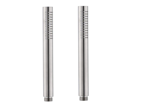 2x Beaux staafhanddouche Port geborsteld rvs – kavel bij XL Auctions