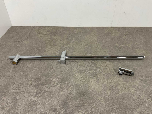 Alterna glijstang 90cm met waterinlaat chroom – foto 5 – kavel bij XL Auctions