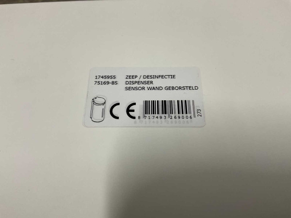 Novio zeep -desinfectie dispenser sensor Umea geborsteld – foto 5 – kavel bij XL Auctions