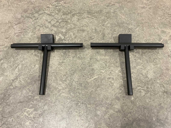 2x Novio wandwisserset met haak Umea mat zwart – foto 2 – kavel bij XL Auctions