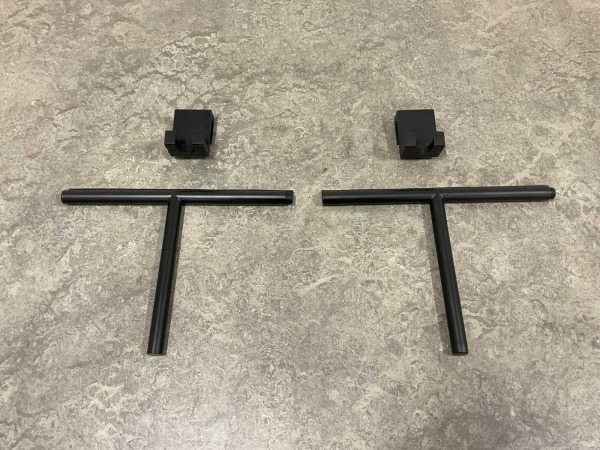 2x Novio wandwisserset met haak Umea mat zwart – foto 3 – kavel bij XL Auctions