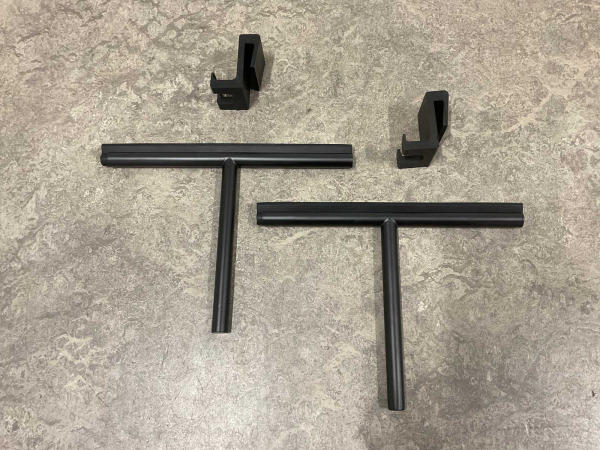2x Novio wandwisserset met haak Umea mat zwart – foto 4 – kavel bij XL Auctions