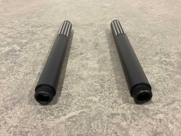 2x Beaux staafhanddouche 1 straalsoort Port mat zwart – foto 2 – kavel bij XL Auctions