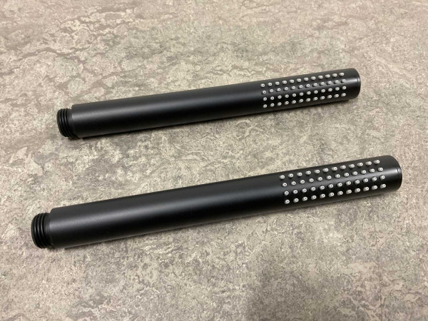 2x Beaux staafhanddouche 1 straalsoort Port mat zwart – foto 5 – kavel bij XL Auctions