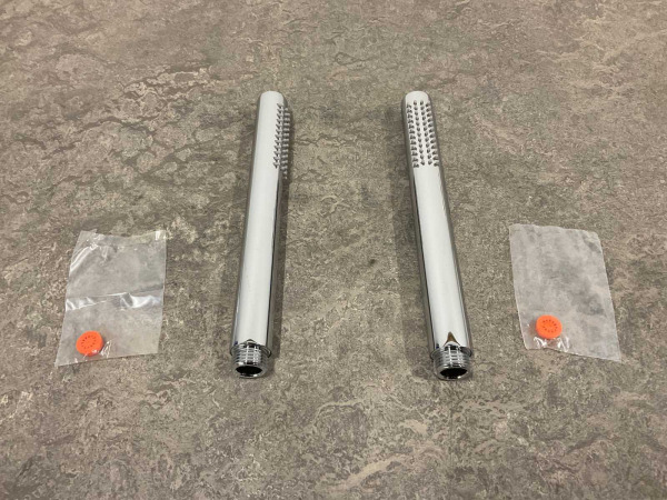 2x Beaux staafhanddouche 1 straalsoort Lisieux chroom – foto 2 – kavel bij XL Auctions