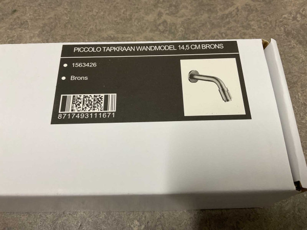 2x Beaux fonteinkraan wandmodel Piccolo brons – foto 5 – kavel bij XL Auctions