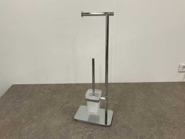 Beaux staande closetrol -en borstelhouder Ulis chroom – foto 2 – kavel bij XL Auctions