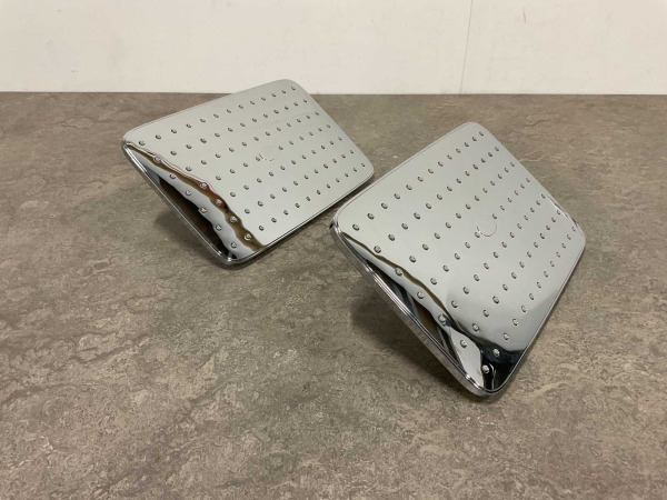 2x Beaux hoofddouche rechthoekig 29x18cm Port chroom – foto 5 – kavel bij XL Auctions