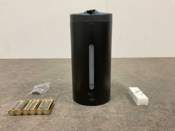 Novio zeep/desinfectie dispenser sensor wand Umea mat zwart – foto 7 – kavel bij XL Auctions